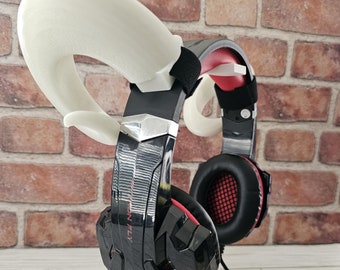 Ram Aries horns headset attachment - glow in the dark - headset accessories for gaming/live streaming.