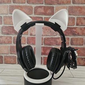 Cat ears for headphones - headset accessories attachments for gaming/live streaming
