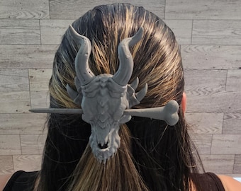 3D Bone Trophy Hair Pin