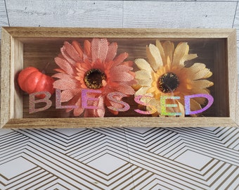 Blessed shadow box frame