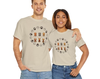 Stardew Valley Adoption Animals Unisex Heavy Cotton Tee