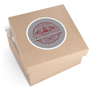 Stardew Valley Stardrop Saloon Round Stickers, Indoor\Outdoor
