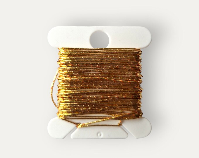 Vintage Goldwork Embroidery Thread - Bright Gold - Etsy