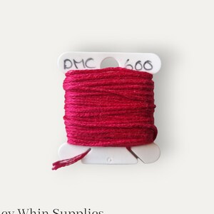 DMC 600 dark pink stranded cotton thread for hand embroidery or cross stitch