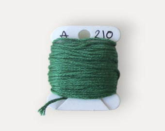 Anchor 210 green stranded cotton thread for hand embroidery or cross stitch