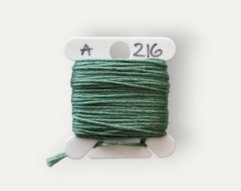 Anchor 216 green stranded cotton thread for hand embroidery or cross stitch
