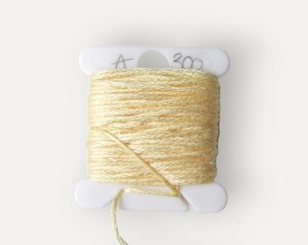 Anchor 300 pale yellow stranded cotton thread for hand embroidery or cross stitch