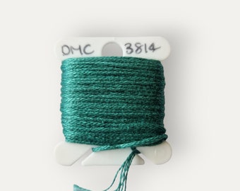 DMC 3814 green stranded cotton thread for hand embroidery or cross stitch