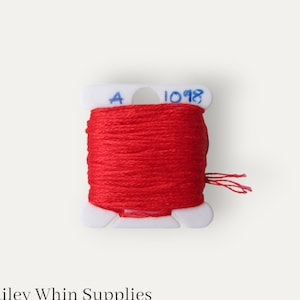 Anchor 1098 red stranded cotton thread for hand embroidery or cross stitch