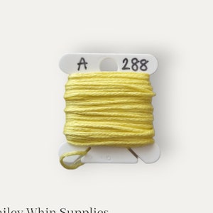 Anchor 288 yellow stranded cotton thread for hand embroidery or cross stitch
