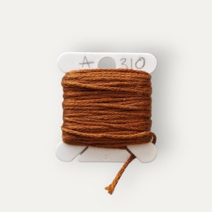 Anchor 310 brown stranded cotton thread for hand embroidery or cross stitch