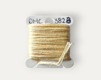 DMC 3823 pale yellow stranded cotton thread for hand embroidery or cross stitch