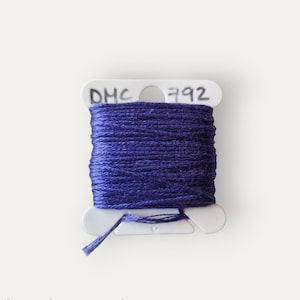 DMC 792 blue stranded cotton thread for hand embroidery or cross stitch
