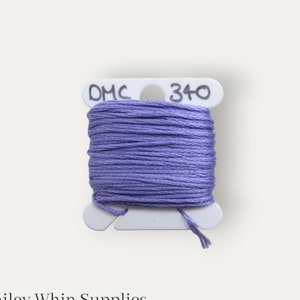 DMC 340 purple blue stranded cotton thread for hand embroidery or cross stitch