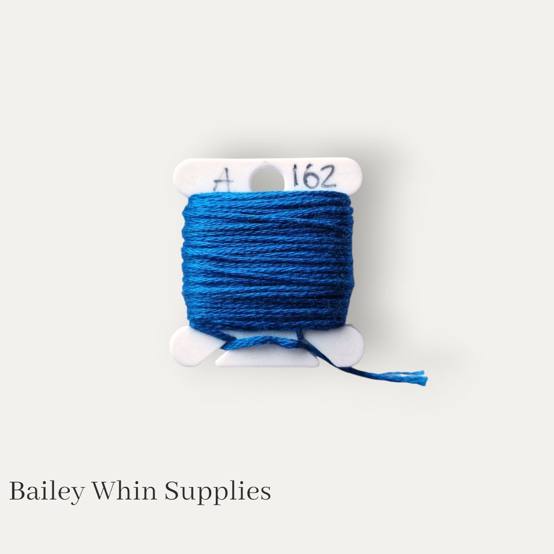 162 Blue Thread Anchor 162 Blue Stranded Cotton Thread for Hand Embroidery or Cross ...
