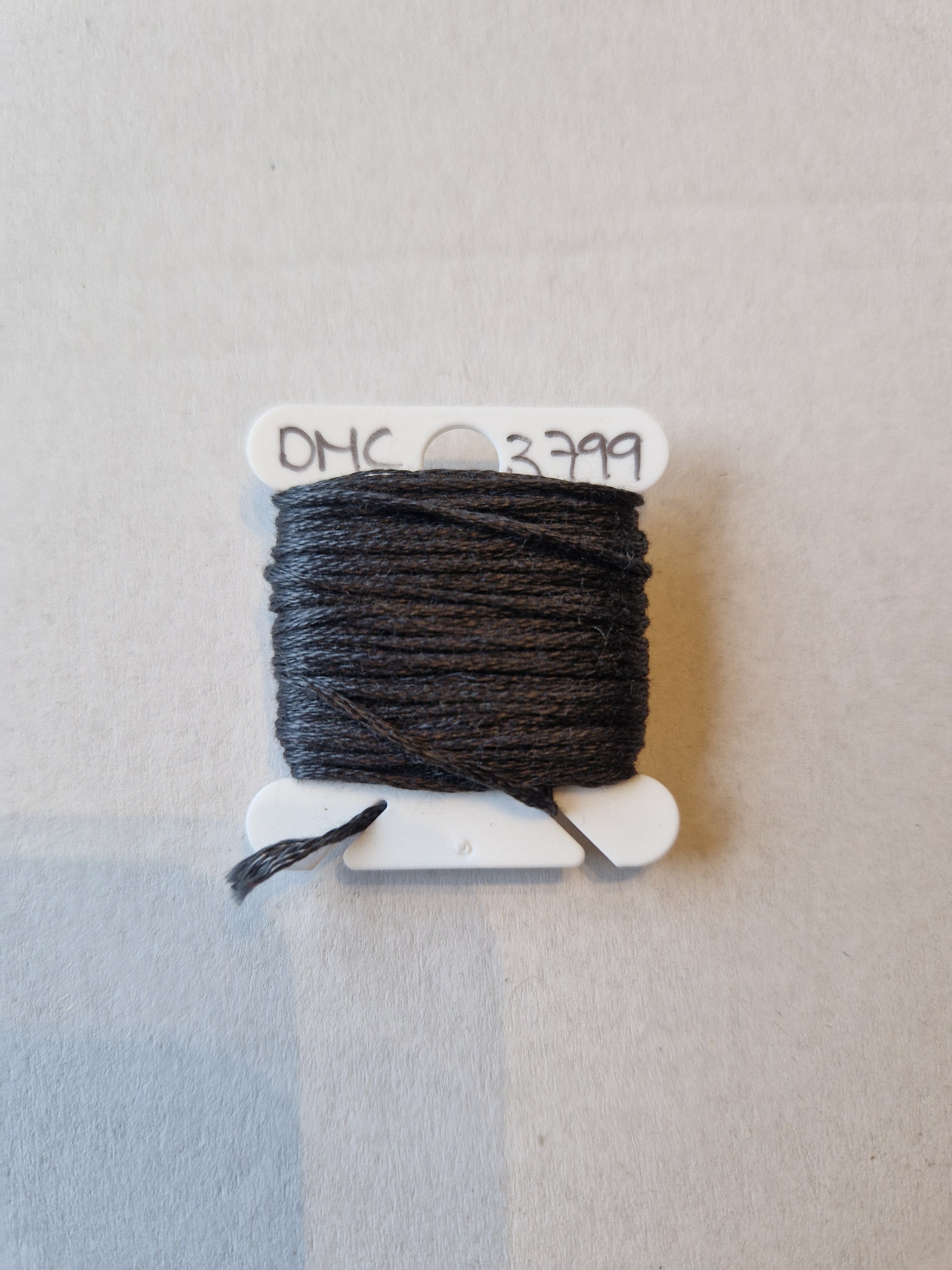 DMC 3799 Very Dark Pewter Gray - 6 Strand Embroidery Floss
