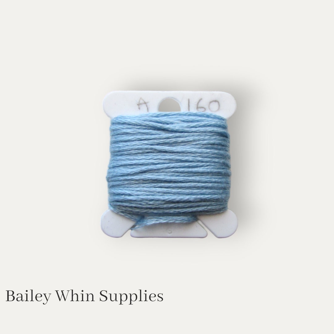 160 Thread Anchor 160 Pale Blue Stranded Cotton Thread for Hand Embroidery or ...