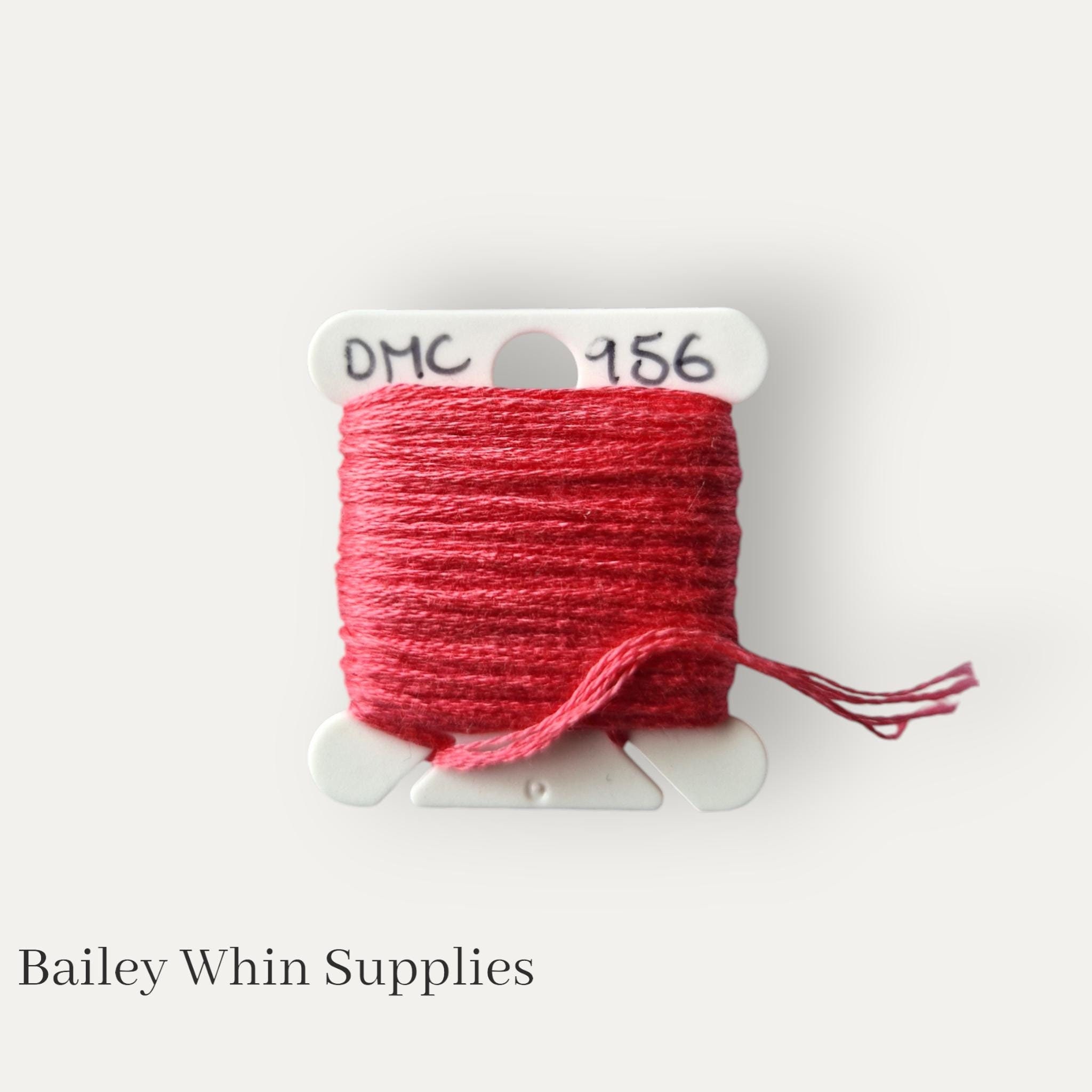 Stranded Cotton Floss Embroidery Floss - Color Number 956 DMC Stranded ...