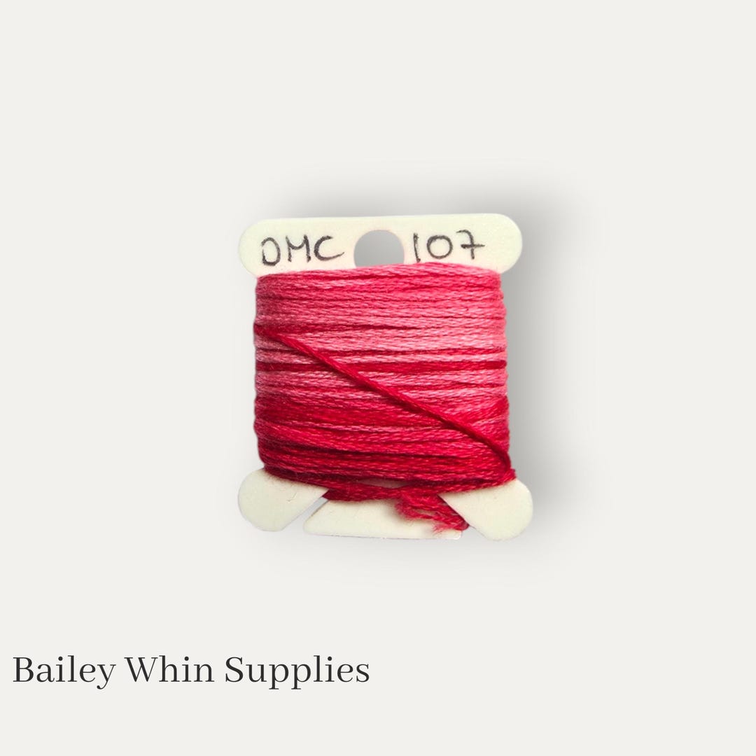 Dmc 107 Thread DMC 107 Pink Variegated Thread for Hand Embroidery or Cross Stitch - Etsy