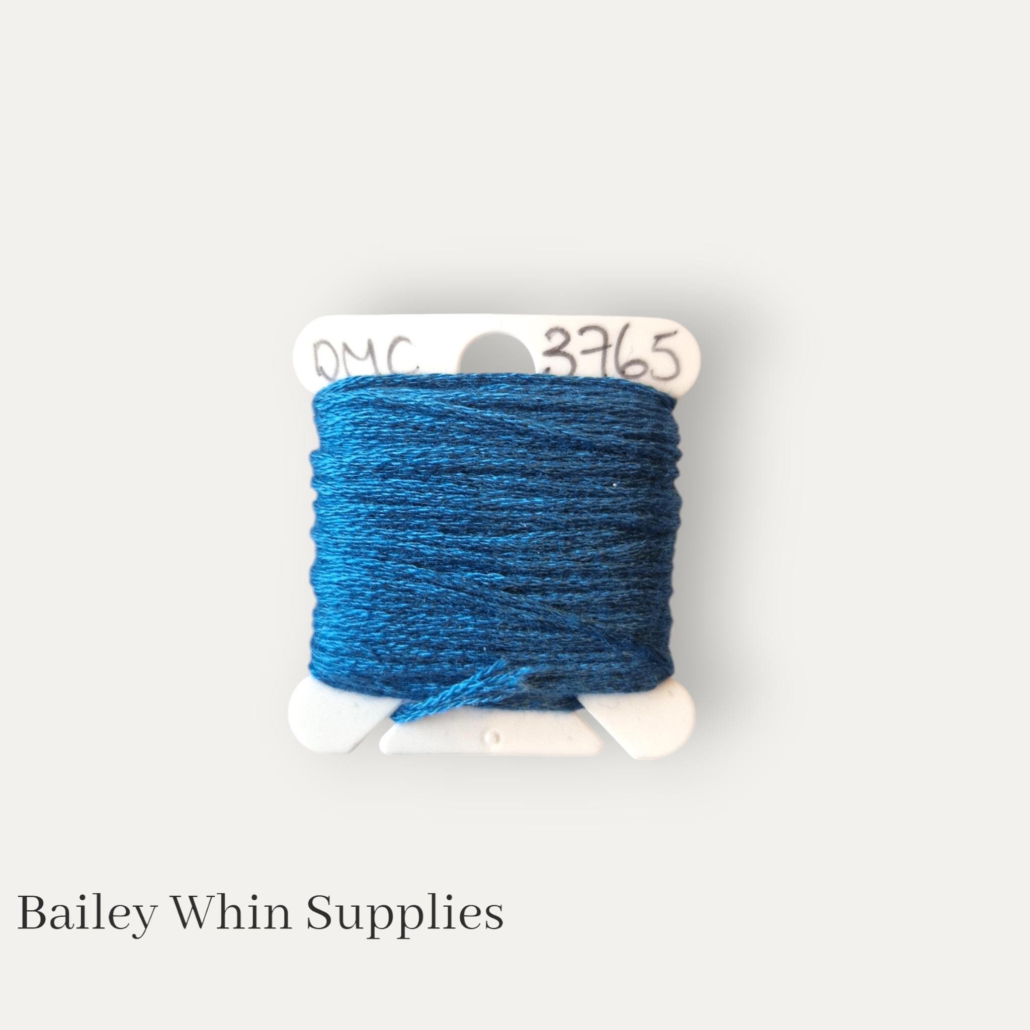 DMC 3765 Blue Stranded Cotton Thread for Hand Embroidery or Cross