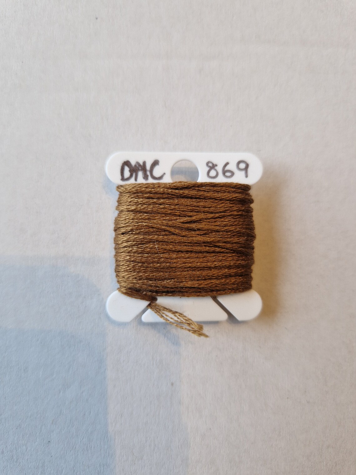 DMC 869 Brown Stranded Cotton Thread for Hand Embroidery or Cross ...