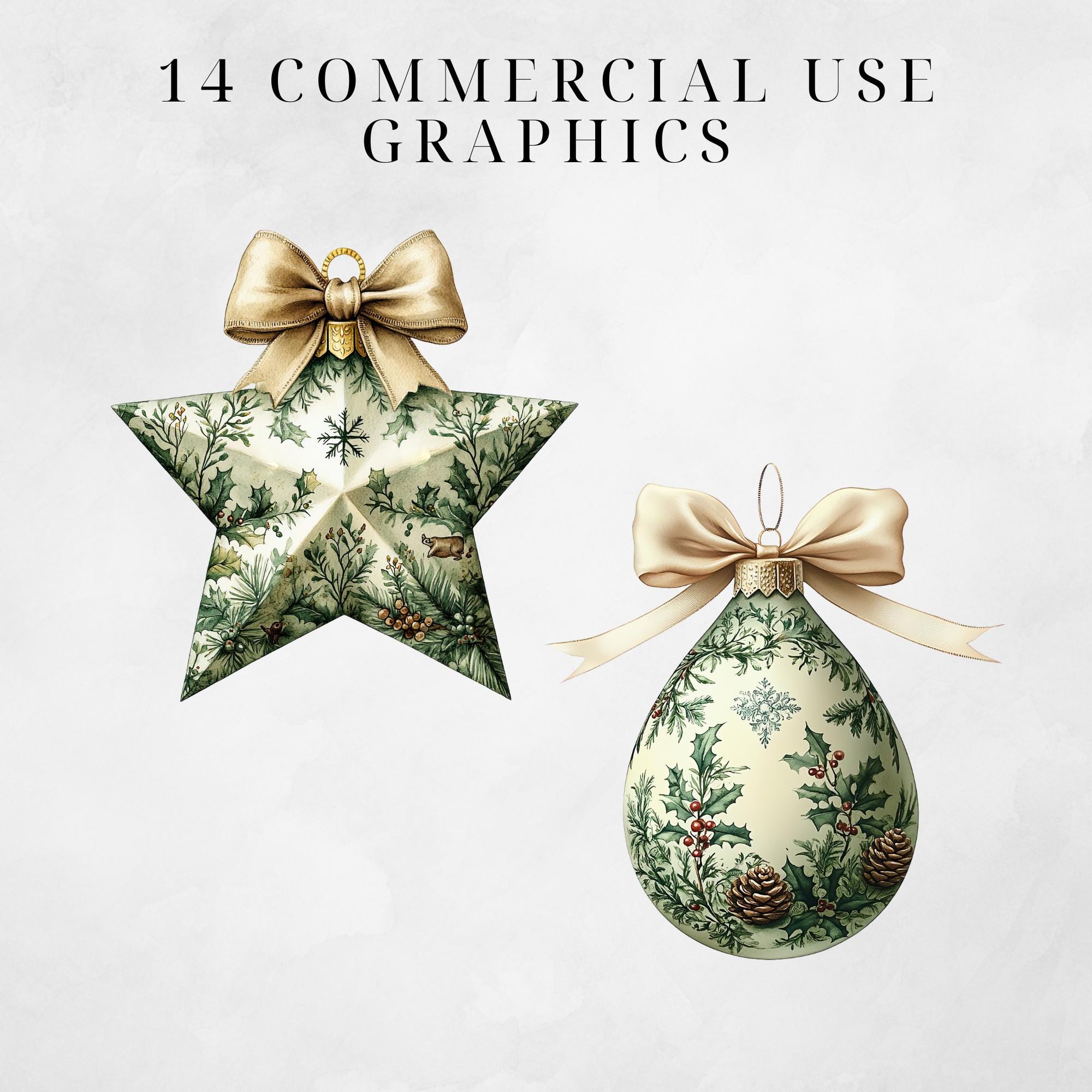 Christmas Toile Clipart Holiday, Old Fashioned Vintage Ephemera Tree ...