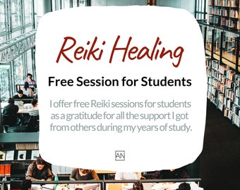 FREE FOR STUDENTS - Distant Reiki Healing, Free Reiki Therapy, Reiki Healing, Distance Reiki, Energy Healing, Alternative Holistic Healing
