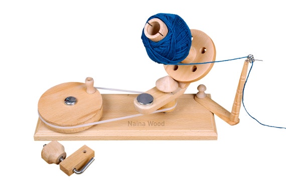 Wooden Yarn Winder Heavy Duty Wooden Yarn Ball Winder Table Top Yarn Swift  Multicolor Thread Ball Hand Operated Knitting Crochet Accessories 