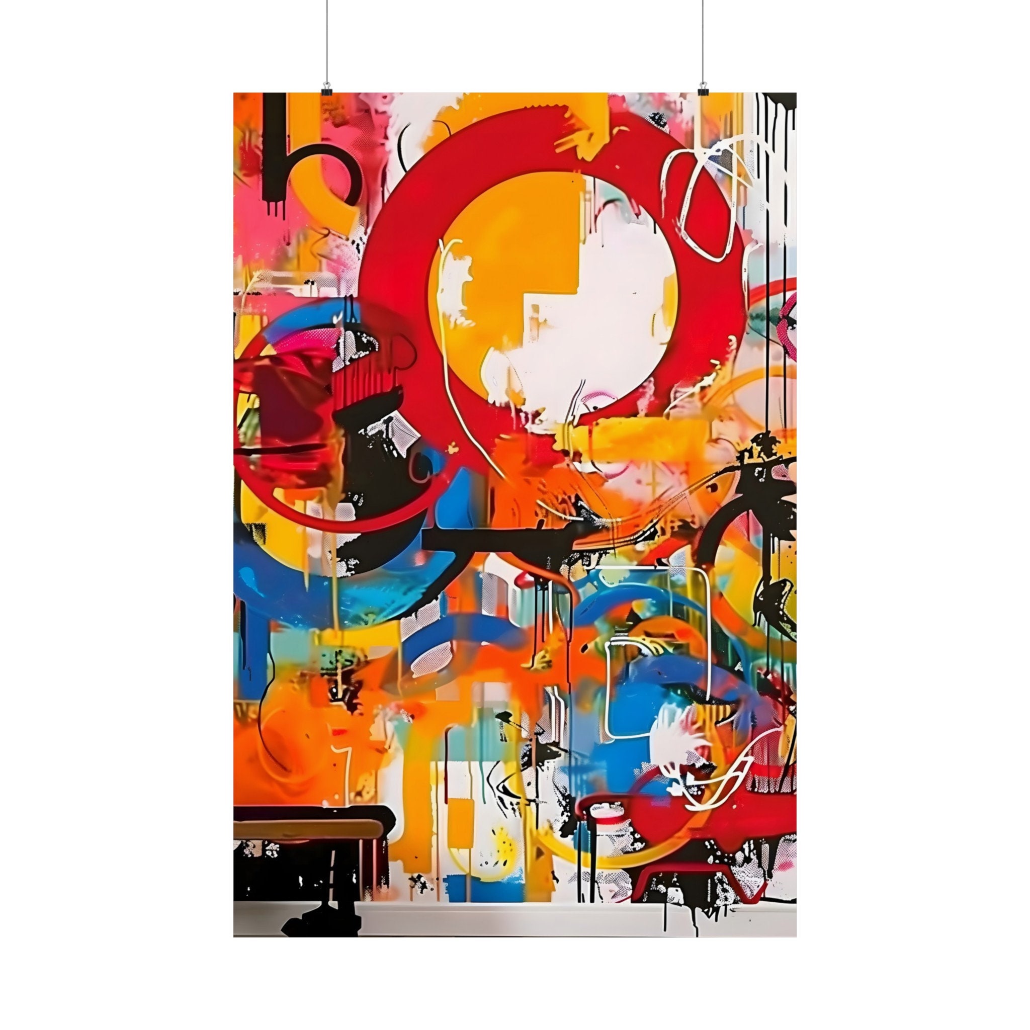Grande Toile Abstraite Moderne - Décoration Murale Surdimensionnée Pour Lit