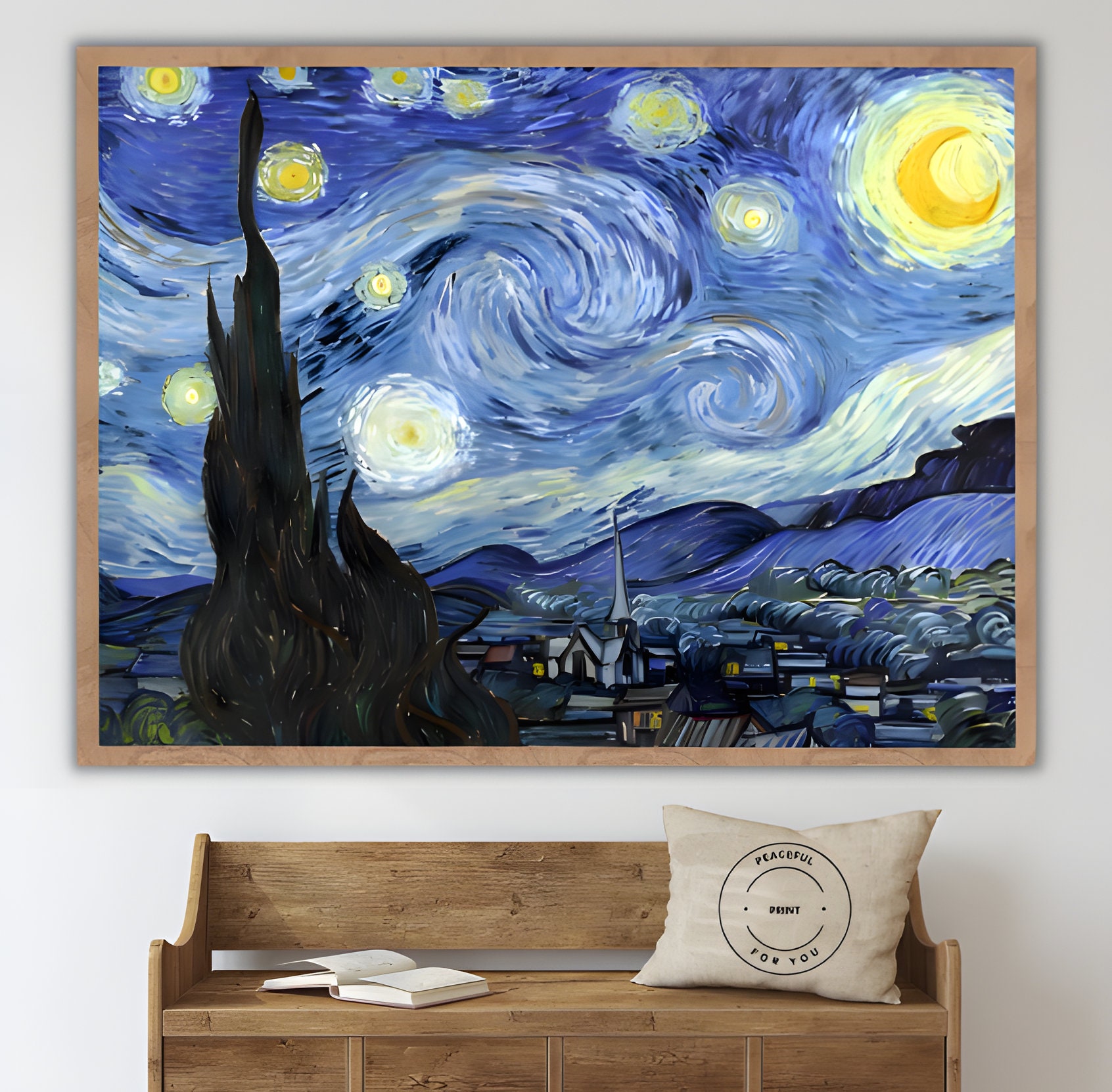 フィンセント・ファン・ゴッホ、『星月夜』、ファン・ゴッホの版画