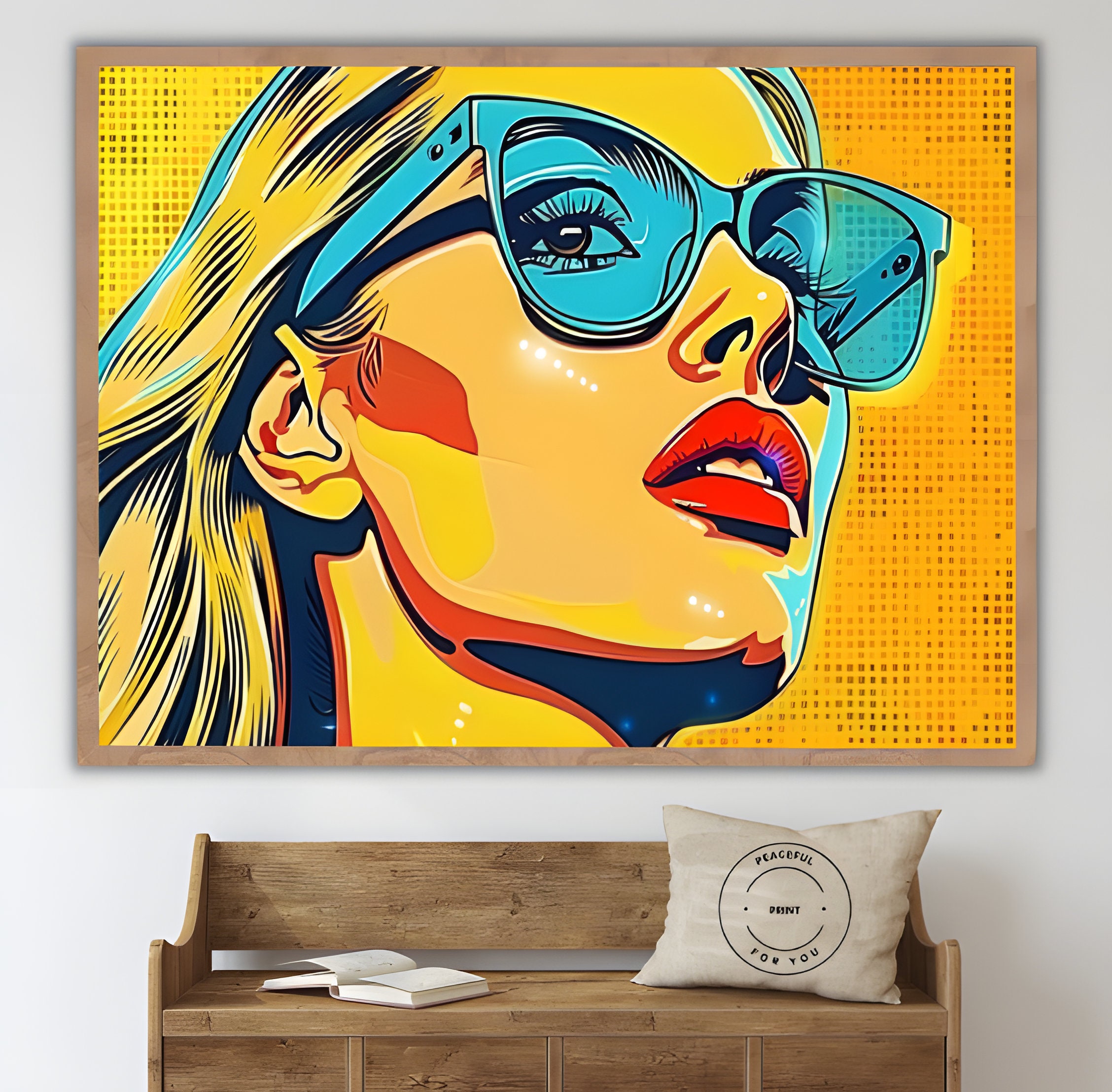 2145 リキテンスタイン 「untitled head」シルク 限定75部 2145 リキテンスタイン 「untitled head」シルク 限定75部 2145