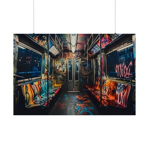 Urban Vandal NYC Subway Canvas