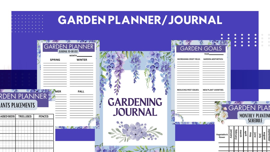 Gardening Planner Printable, Garden Planner, Plant Planner, Garden ...