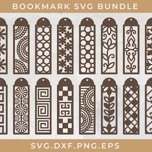 Bookmark Svg Laser Cut, Bookmark Svg Cricut,  Bookmark Cnc, Glowforge Svg, Cutting Machine Files, Digital Download, SVG, png