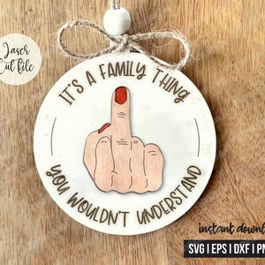 Middle Finger Ornament SVG, Middle Finger Laser cut, Middle Finger PNG, Middle Finger Svg Cut File, Middle Finger, Digital Downloads Files