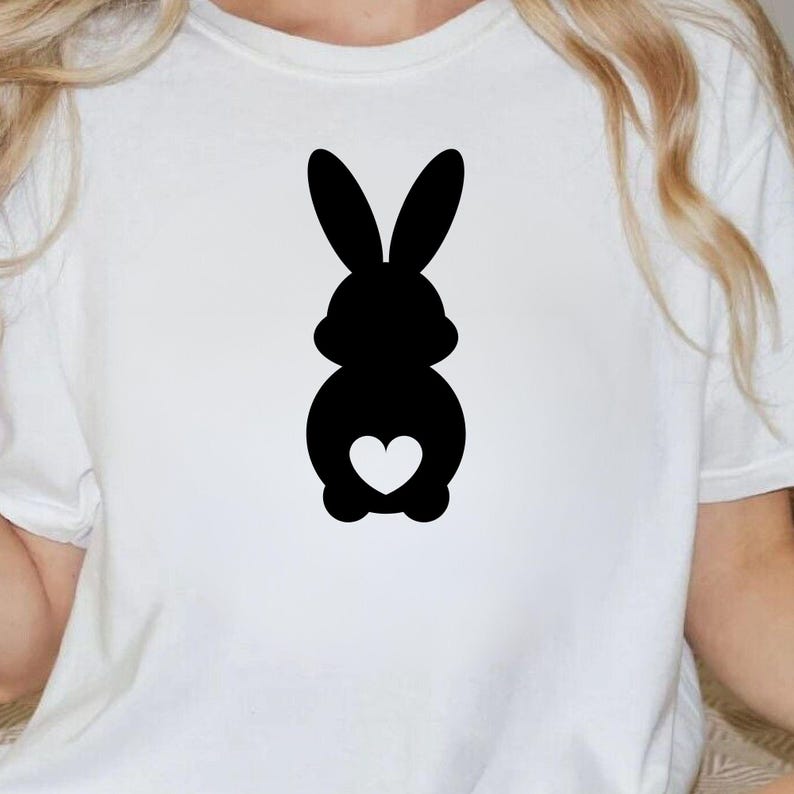 Easter Bunny Shape SVG Bundle, Easter Prints Png, Easter Bunny Rabbit ...