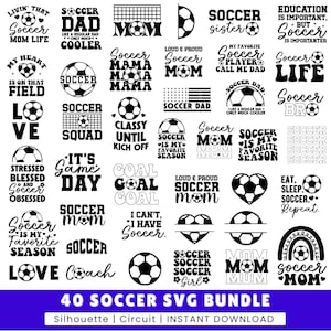 Ensemble Svg Football, Svg ballon de football, Svg équipe de football, Svg footballeur vie de maman, Dessins football, Svg football maman, Svg monogramme ballon de football