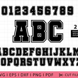Varsity-lettertype Svg, Jersey lettertype Svg, sport SVG alfabet, Varsity Letters Svg, sport lettertype, College lettertype, Varsity alfabet Svg, voetbal lettertype