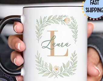 40th Birthday Gift Custom Name Mug 40 Years Old Gift Turning 40 Glass Mug For Her Personalized Birthday Coffee Cup Gift Friend In My 40s Era