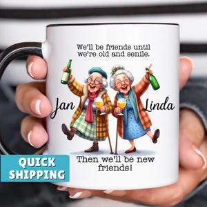 Best Friend Mug, Personalized Cup For Best Friend Moving Away Gift Friendship Gift Mothers Day Gift For Best Friend, Bestie Gift, BFF Gift