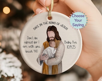 Regalo para la pérdida de un bebé, regalo personalizado para un aborto espontáneo, recuerdo personalizado para la pérdida de un bebé, adorno de cerámica conmemorativo para un bebé ángel.