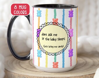 Taza para mamá primeriza, regalo para mamá, taza de dulces, taza divertida para padres, regalo para mamá primeriza, regalo para futura madre, regalo para el Día de la Madre, regalo para recién nacido.