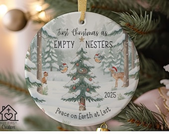 Adorno para el nido vacío, regalo para el primer nido vacío, idea de regalo para el nido vacío, adorno de recuerdo para padres.