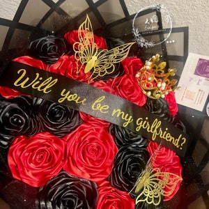 Eternal ribbon bouquet, eternal bouquet, eternal flowers,forever flowers, ever lasting flower bouquet, quince, birthday, proposal, wedding