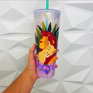 Customized Starbucks venti tumbler inspired by lion king