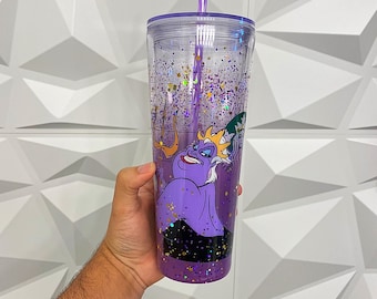 Customized Starbucks venti tumbler inspired by the sea witch ursula