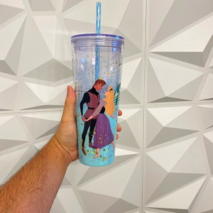 Customized Starbucks venti tumbler inspired by sleeping beauty
