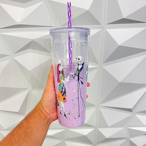 Customized Starbucks venti tumbler inspired by the nightmare jack