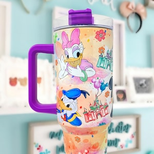 Customized 40oz dupe Park theme park best friends