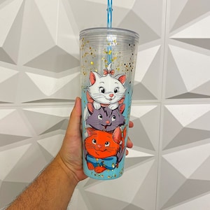 Customized Starbucks venti tumbler inspired by kitty siblings